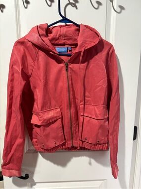 Simply Vera Vera Wang Coral Zip Hoodie Jacket